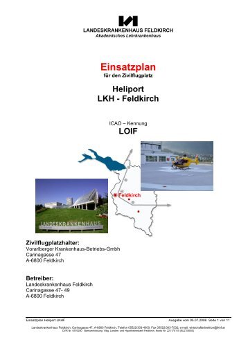 Einsatzplan