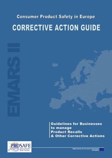 Corrective Action Guide - Prosafe