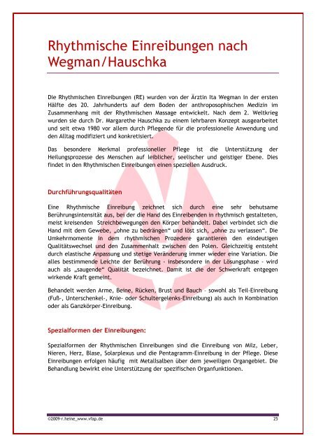 Rhythmische Einreibungen - Verband fr Anthroposophische Pflege ...