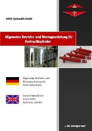 Allgemeine Betriebs - Aros Hydraulik GmbH