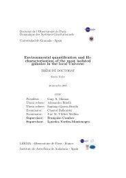 Verley 2005, PhD - AMIGA : Analysis of the interstellar Medium of ...