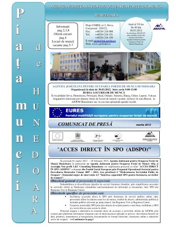 martie 2012[pdf] - AJOFM - Hunedoara