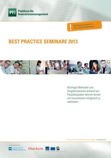 BEST PRACTICE SEMINARE 2013 - PFI Plattform fÃ¼r ...