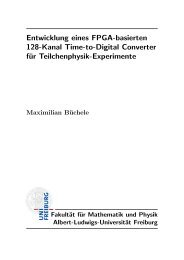 Entwicklung eines FPGA-basierten 128-Kanal Time-to-Digital ...