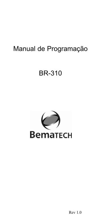 Manual de Programação BR-310 - Bematech