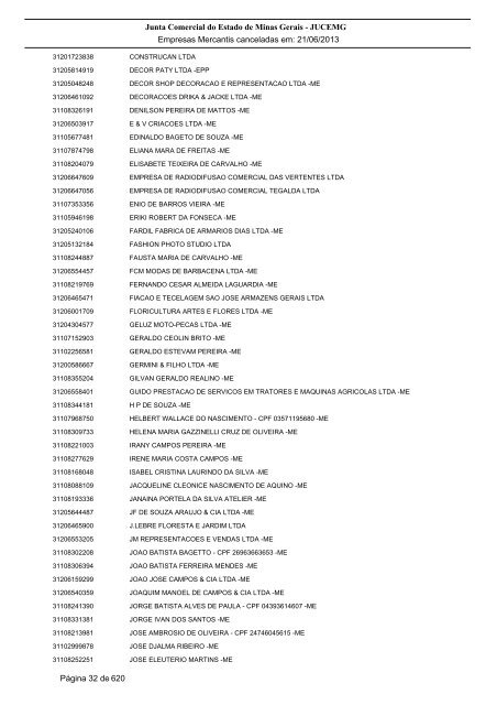 Download das empresas canceladas administrativamente em 21/06 ...