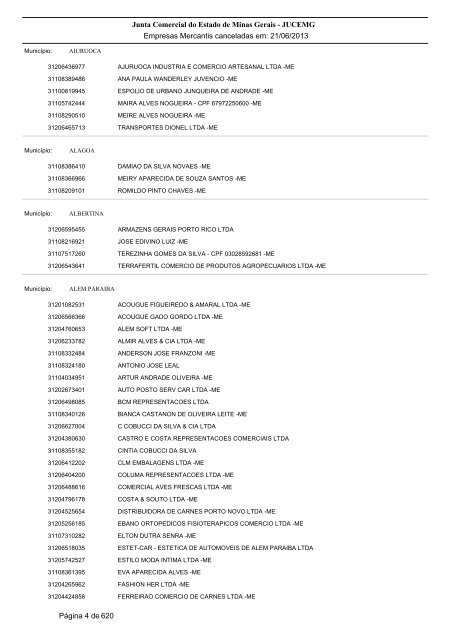 Download das empresas canceladas administrativamente em 21/06 ...