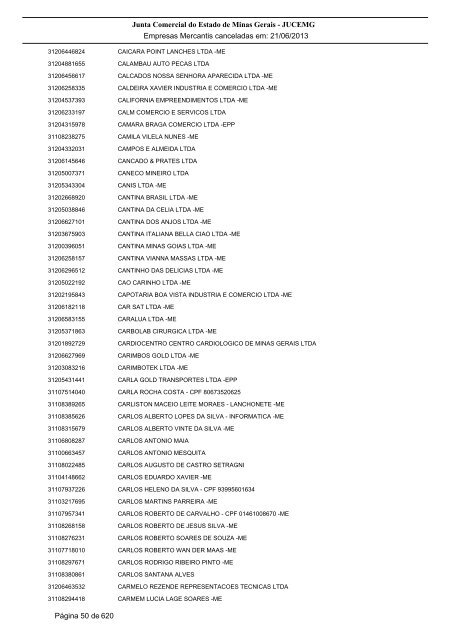 Download das empresas canceladas administrativamente em 21/06 ...