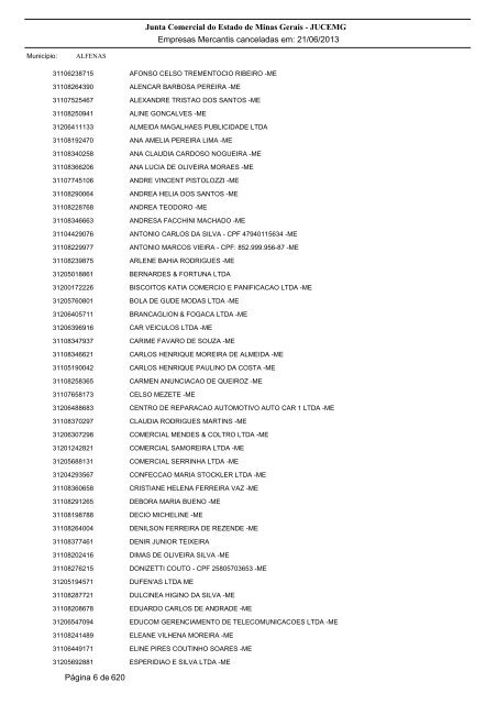 Download das empresas canceladas administrativamente em 21/06 ...