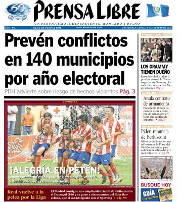 Â¡ALEGRÃA EN PETÃN! Â¡ALEGRÃA EN PETÃN! - Prensa Libre