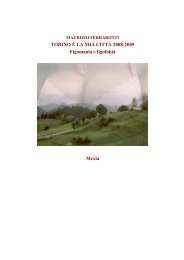 Torino è la mia città 2008-2009: Figomania - Ferrarotti, Maurizio