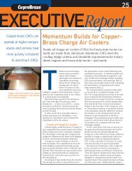 Momentum Builds for Copper- Brass Charge Air Coolers