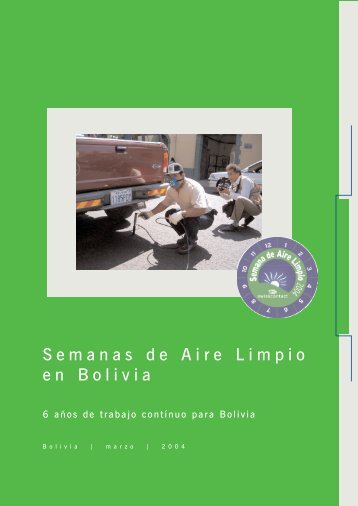 Semanas de Aire Limpio en Bolivia 2004 - swisscontact