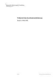 Prüfbericht über die Arbeitsmarktförderung