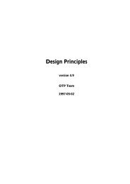 Design Principles - Erlang