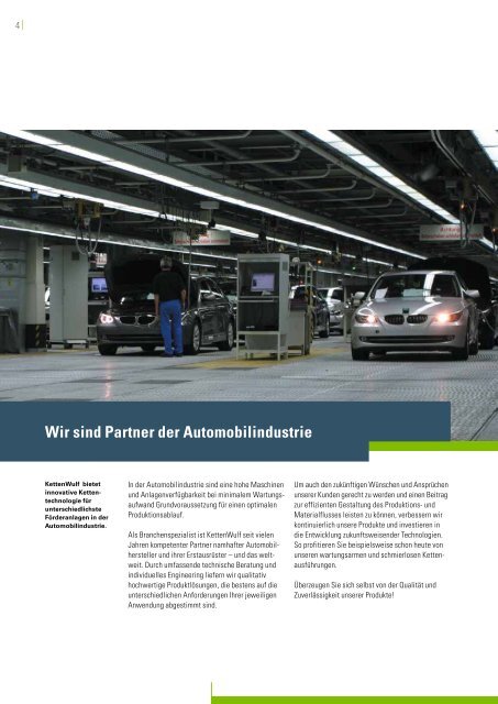 Ketten und Kettenräder für die Automobilindustrie - KettenWulf