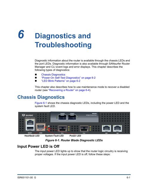 iSR6200 Intelligent Storage Router Installation Guide - QLogic