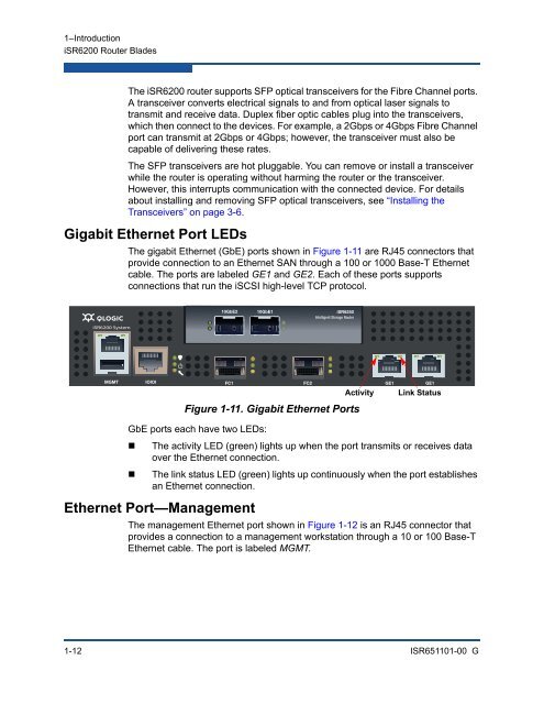 iSR6200 Intelligent Storage Router Installation Guide - QLogic