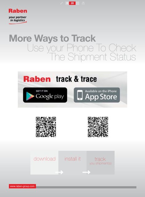 Ways to Track - Raben Logistics Polska