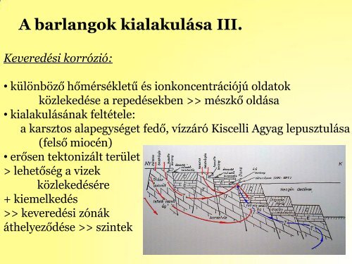 A barlangok kialakulása