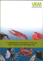 A comprehensive assessment of fish and other seafood in the ...