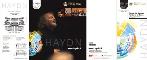 Vedi file in allegato - Orchestra Haydn Orchester