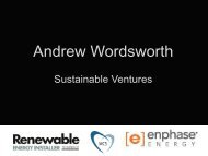 Andrew Wordsworth - Renewable Energy Installer