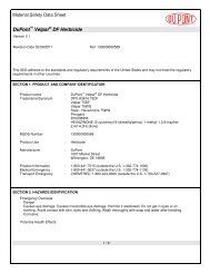 DuPont Velpar DF Herbicide - MSDS - DuPont