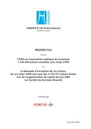 prospectus - Hamon