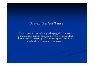 Present Perfect Tense