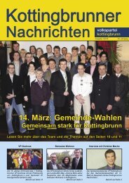 14. MÃ¤rz: Gemeinde-Wahlen - Volkspartei Kottingbrunn