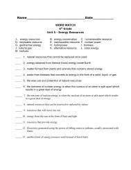 6th Grade Unit 5 Vocabulary Test.pdf - McAllen ISD
