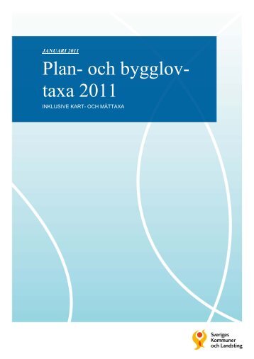 Plan- och bygglov- taxa 2011
