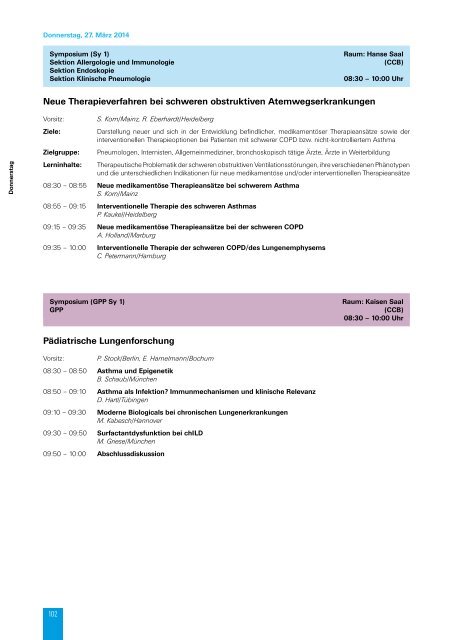 Hauptprogramm - SDGP