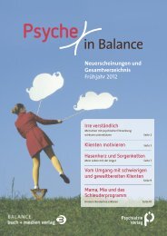 Psyche in Balance - Psychiatrie Verlag