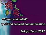 Tokyo Tech Presentation - iGEM 2012