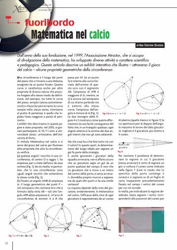 Matematica nel calcio - xlatangente