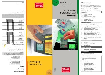 Bedienungsanleitung ECL Comfort C37