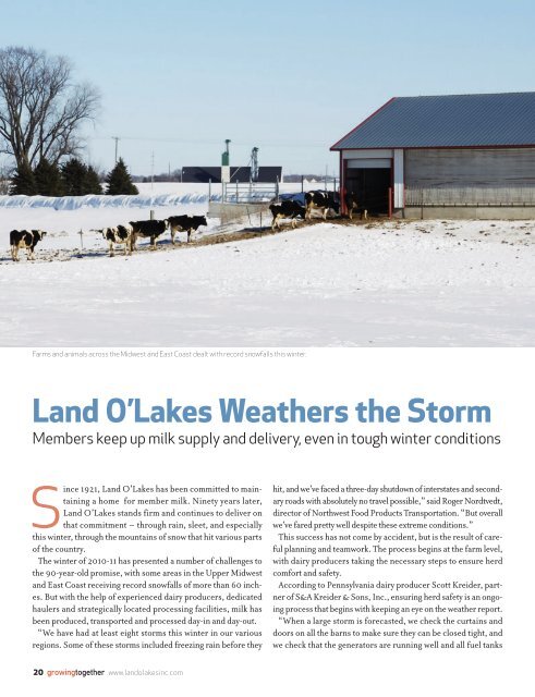 2011 March/April Issue - Land O'Lakes Inc.