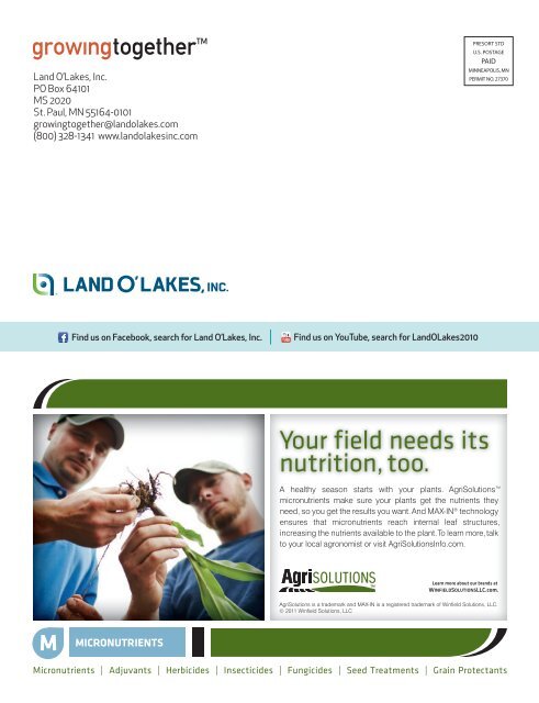 2011 March/April Issue - Land O'Lakes Inc.