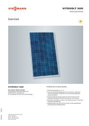 VITOVOLT 200 Datenblatt - Reimann Solar GmbH