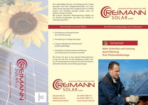 Basispaket - Reimann Solar GmbH