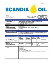 Motorolja API CD+,CE/SG SAE 10W/30,15W/40 - Stena Metall Group