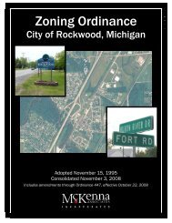 Zoning Ordinance - City of Rockwood