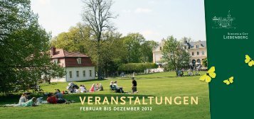 VERANSTALTUNGEN - Schloss & Gut Liebenberg