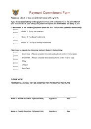 Payment Commitment Form - Marcellin College