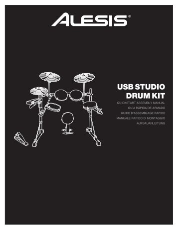 USB Studio Drum Kit - Assembly Guide - RevC - Alesis