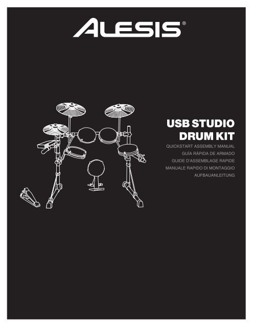 USB Studio Drum Kit - Assembly Guide - RevC - Alesis