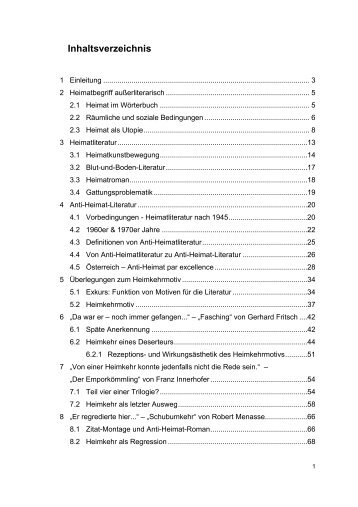 Diplomarbeit - Institut für Germanistik