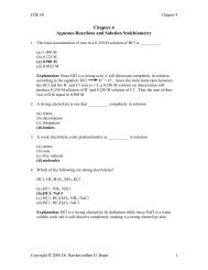 Chapter 4 Aqueous Reactions and Solution Stoichiometry - eDocs